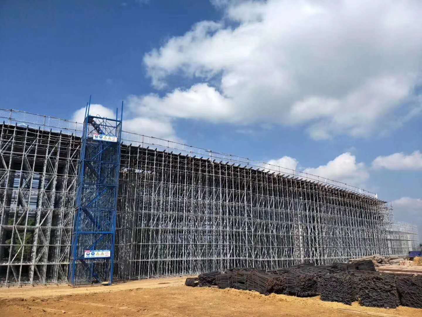 盤扣腳手架搭建周期短，經濟效益好！